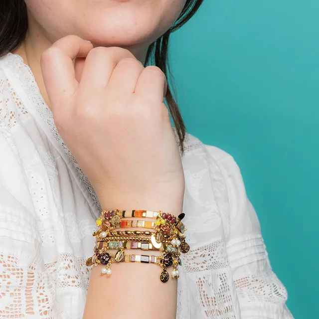 Hypnochic Bracelets Bracelet Tila Perles de Culture Femme