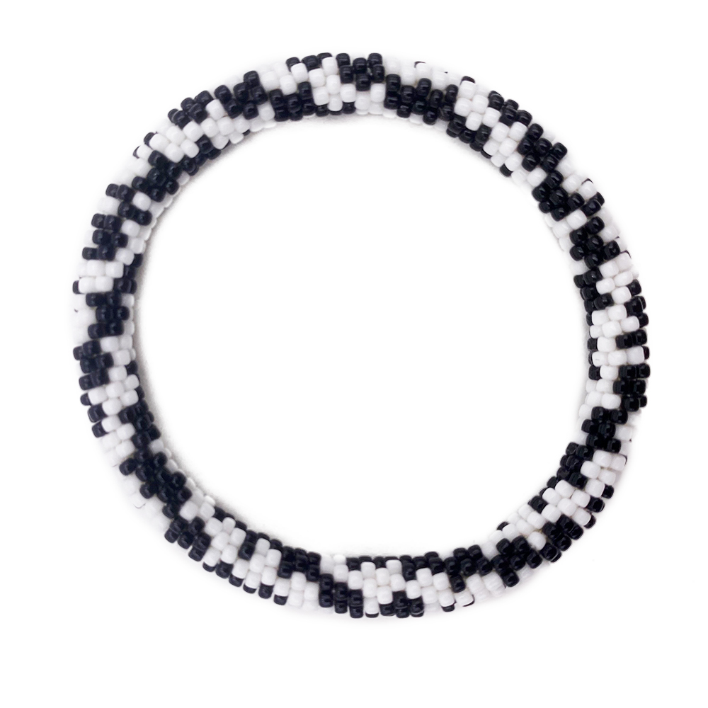HYPNOCHIC Donuts Noir et Blanc bracelet perles Miyuki