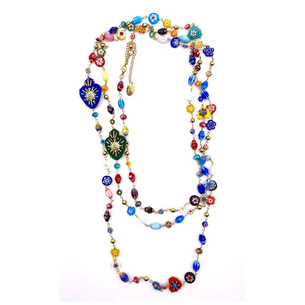 HYPNOCHIC Sautoirs Murano Julia collier long verre