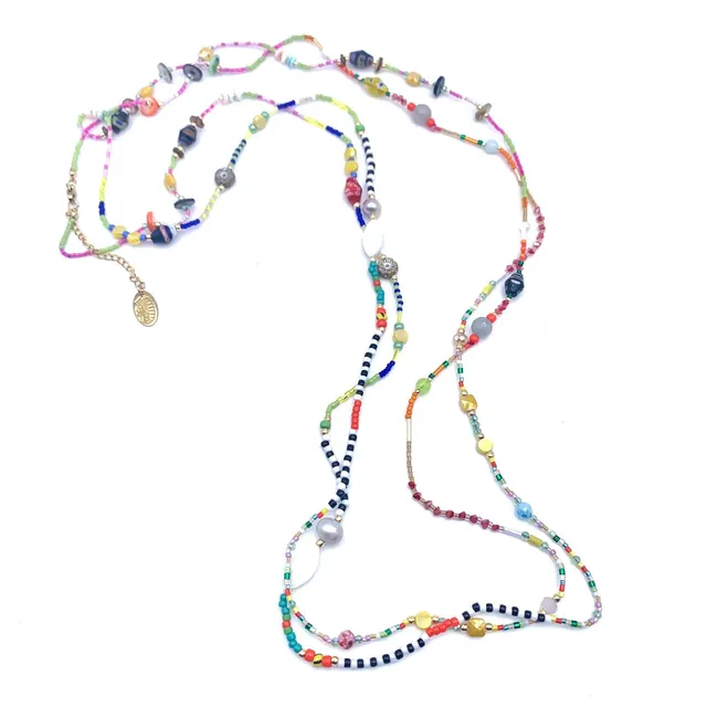 Hypnochic Vamos sautoir long 2 m perles