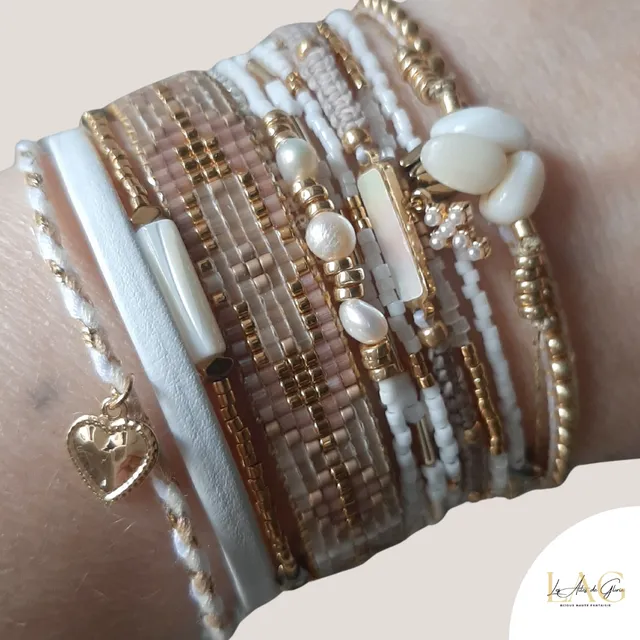 Les Ailes de Gloria Themis bracelet manchette large femme