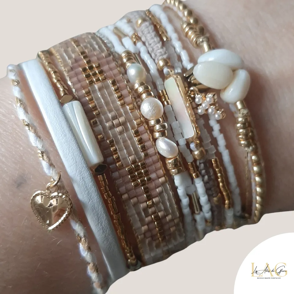 Les Ailes de Gloria Themis bracelet manchette large femme