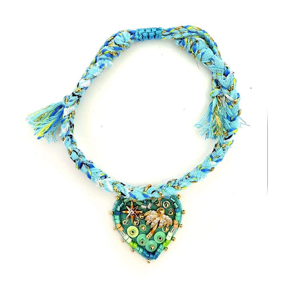 HYPNOCHIC Bracelets Bandanas Palmier M Tressé Coeur