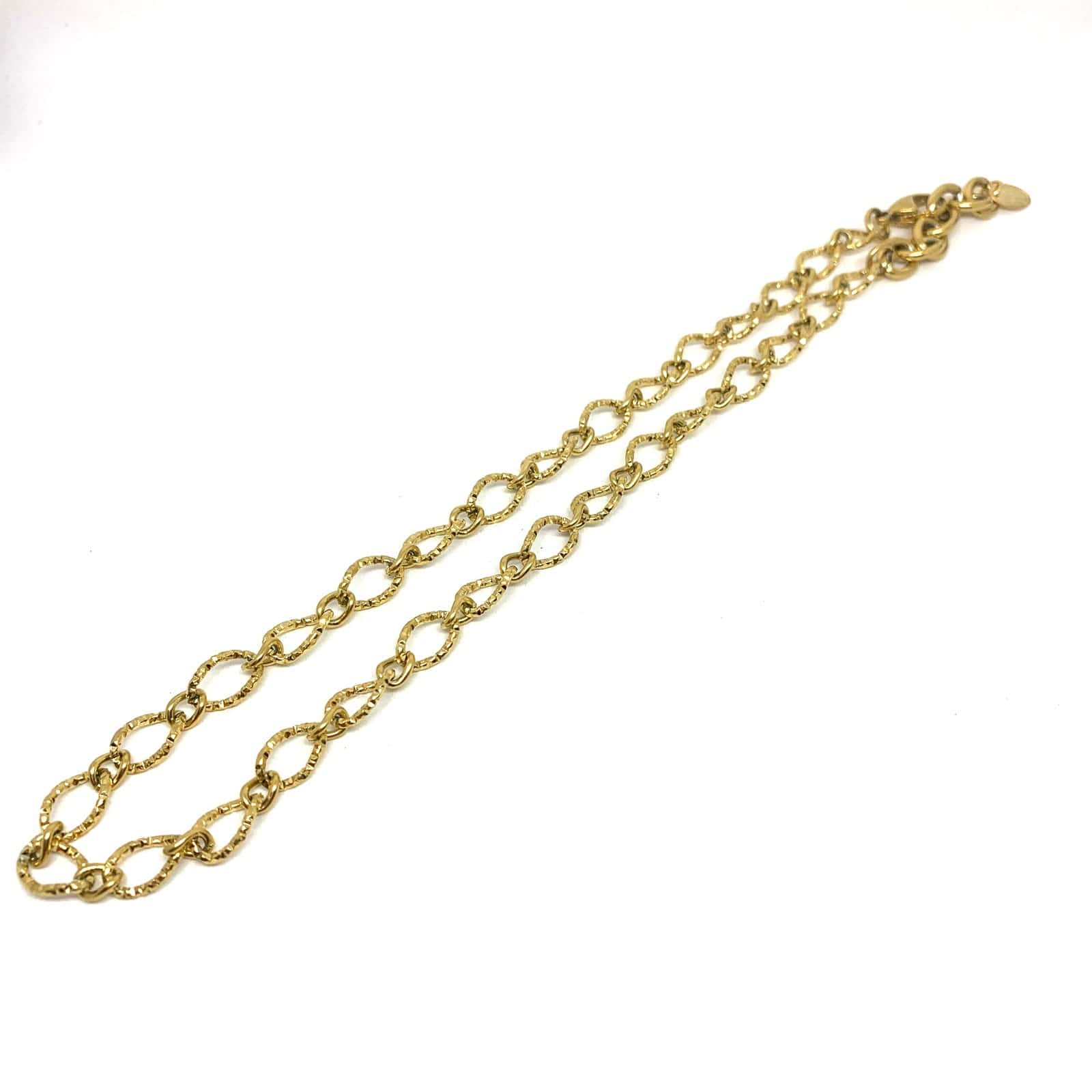 Hypnochic Mira Olga collier maillon doré acier 40 cm