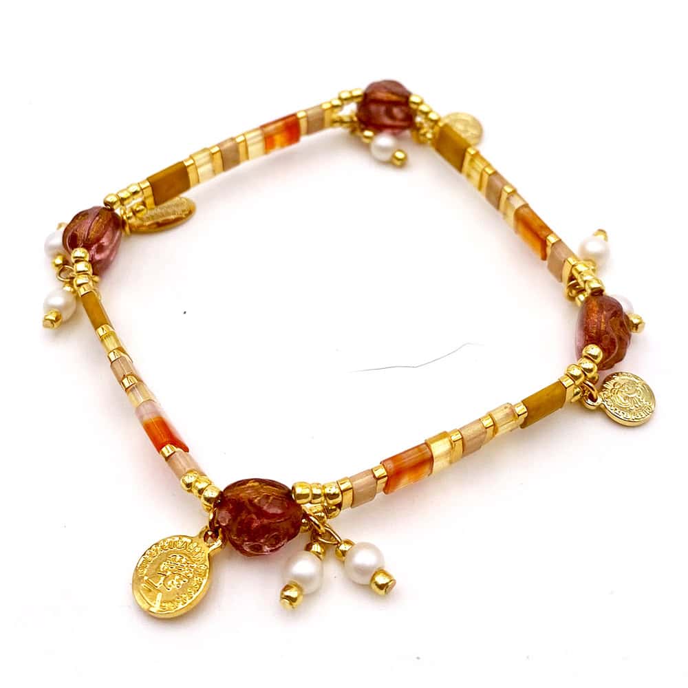 Hypnochic Bracelets Bracelet Tila Perles de Culture Femme