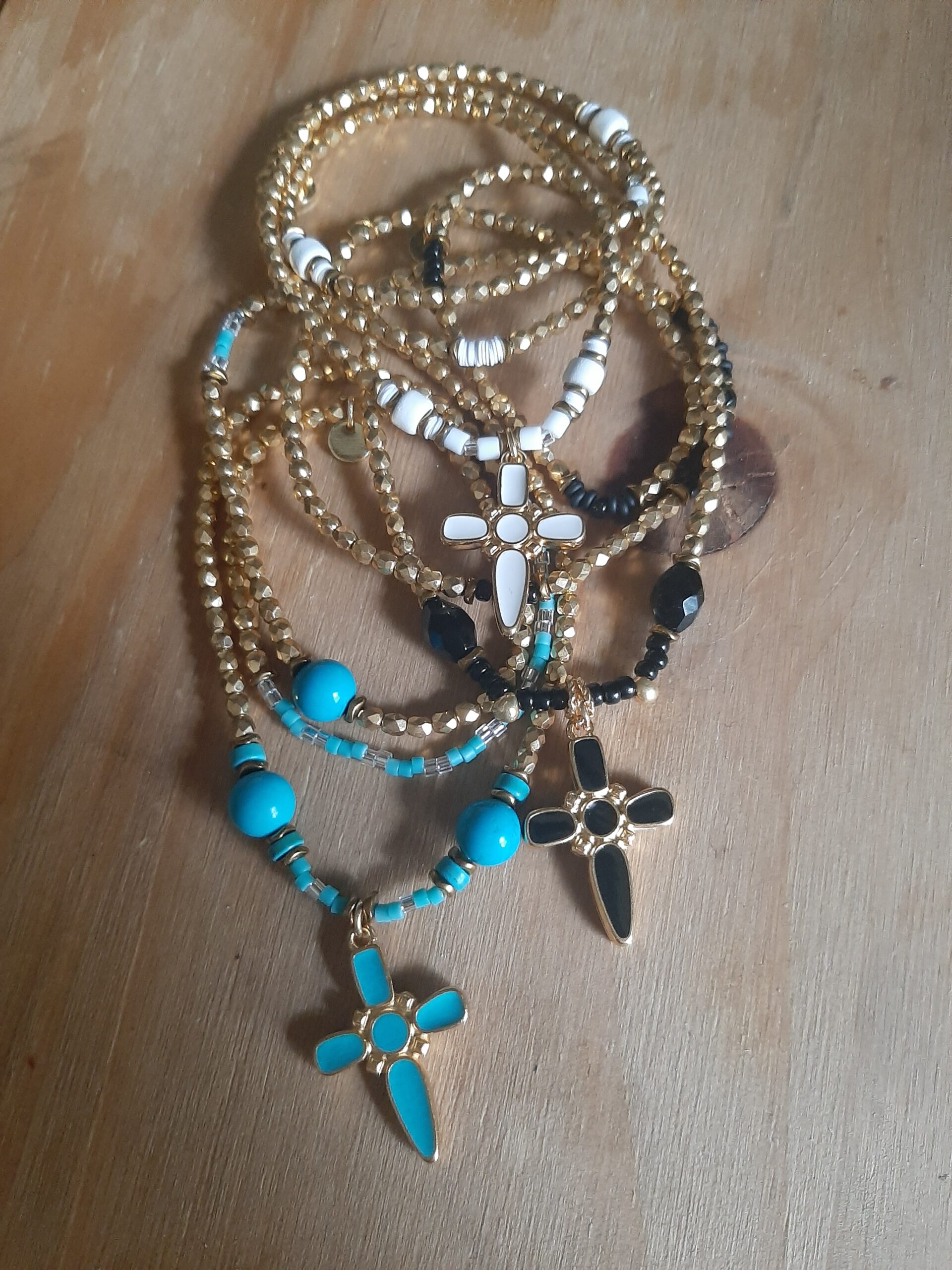 Les Ailes de Gloria Multirangs Espoir XXL bracelet fantaisie femme