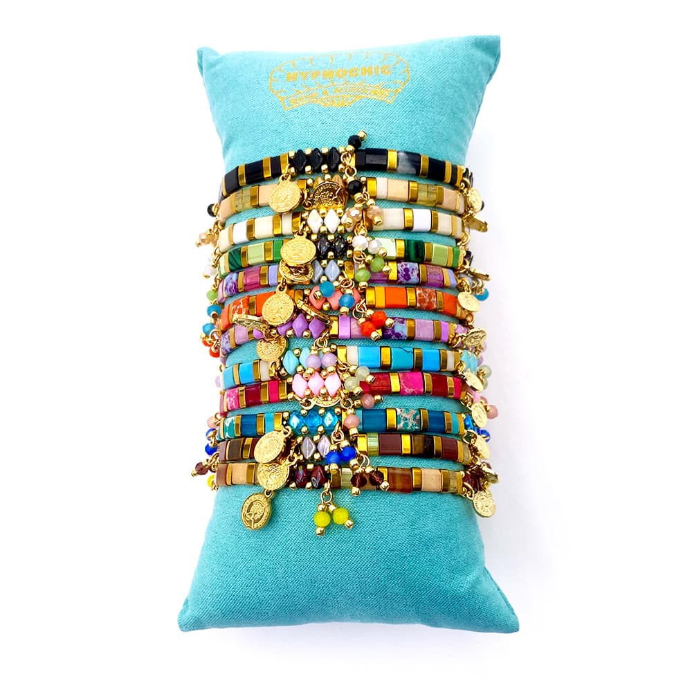 Hypnochic Bracelets Tila Stone Perles fantaisie