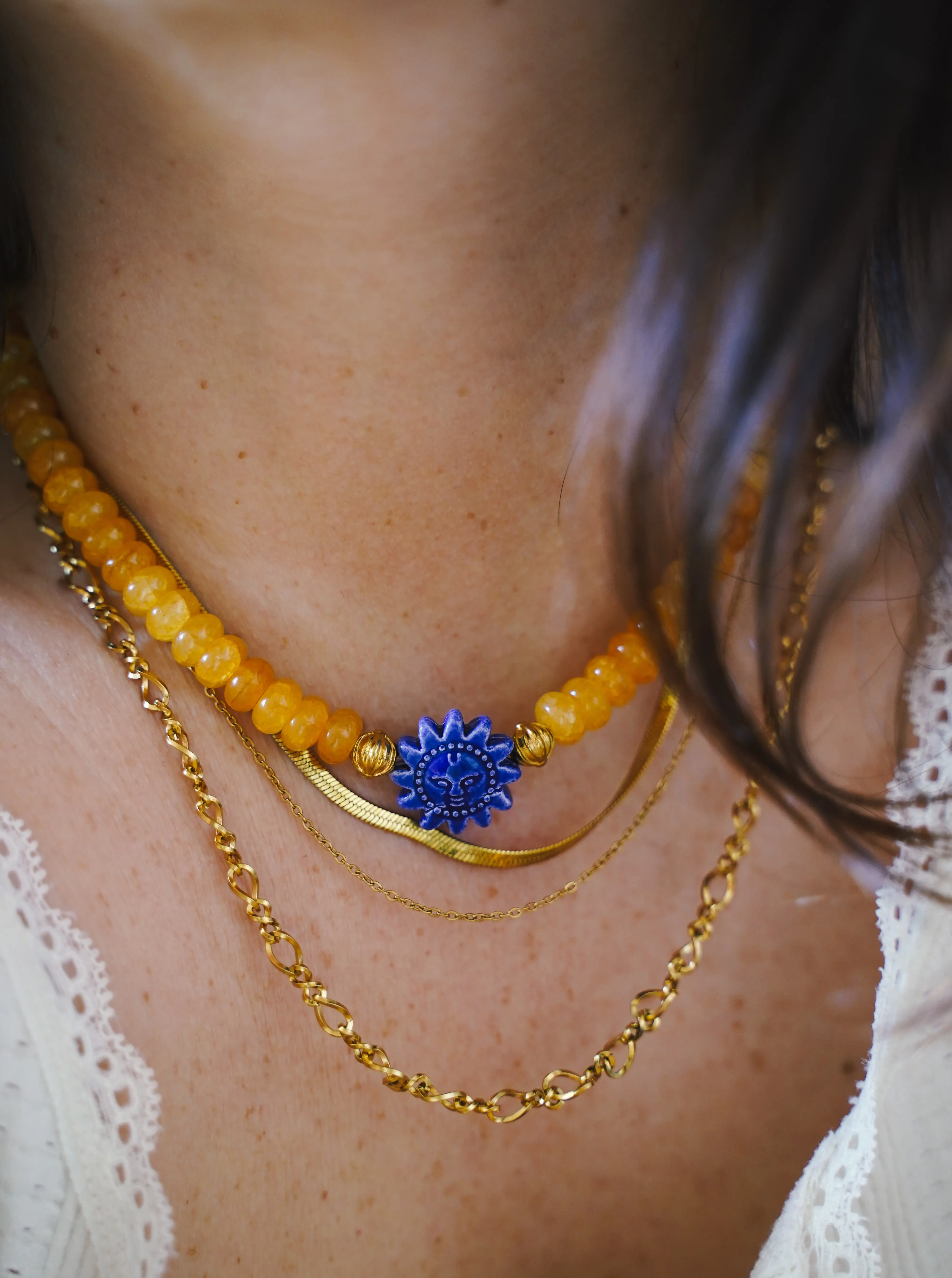 Pachanana Solis collier acier inoxydable femme