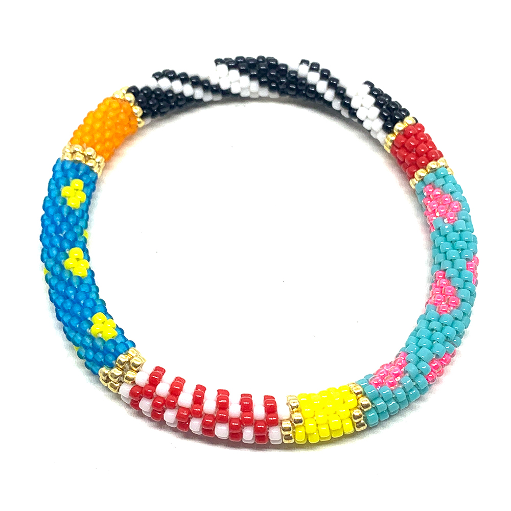 Hypnochic Donuts Wax bracelet perles Miyuki tissé main