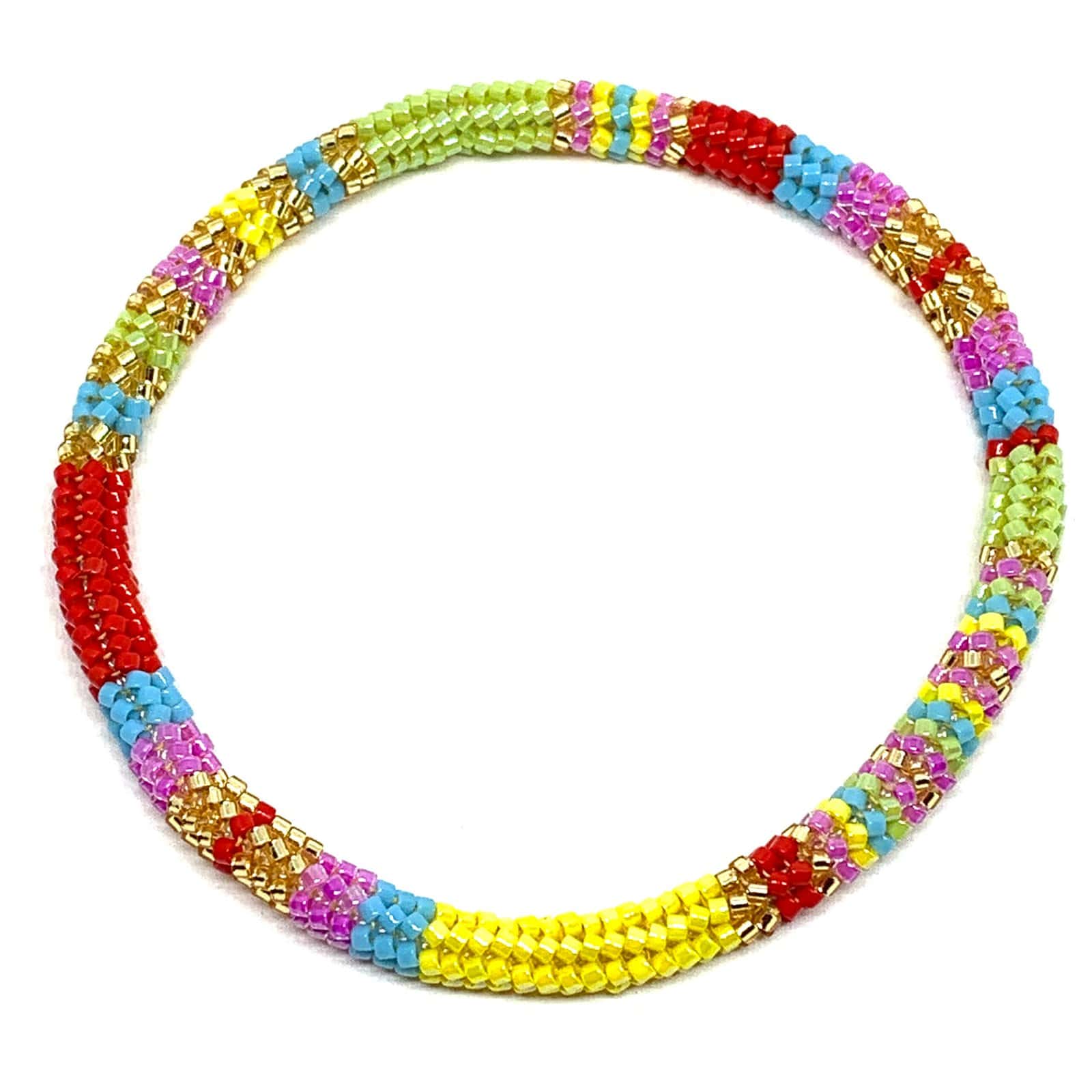 HYPNOCHIC SNAKE LARGE bracelet perles Miyuki multicolore