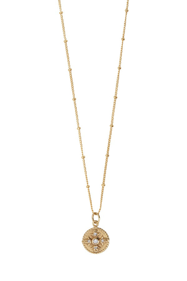Leticia Ponti Colliers Cross collier croix zircons 40 cm
