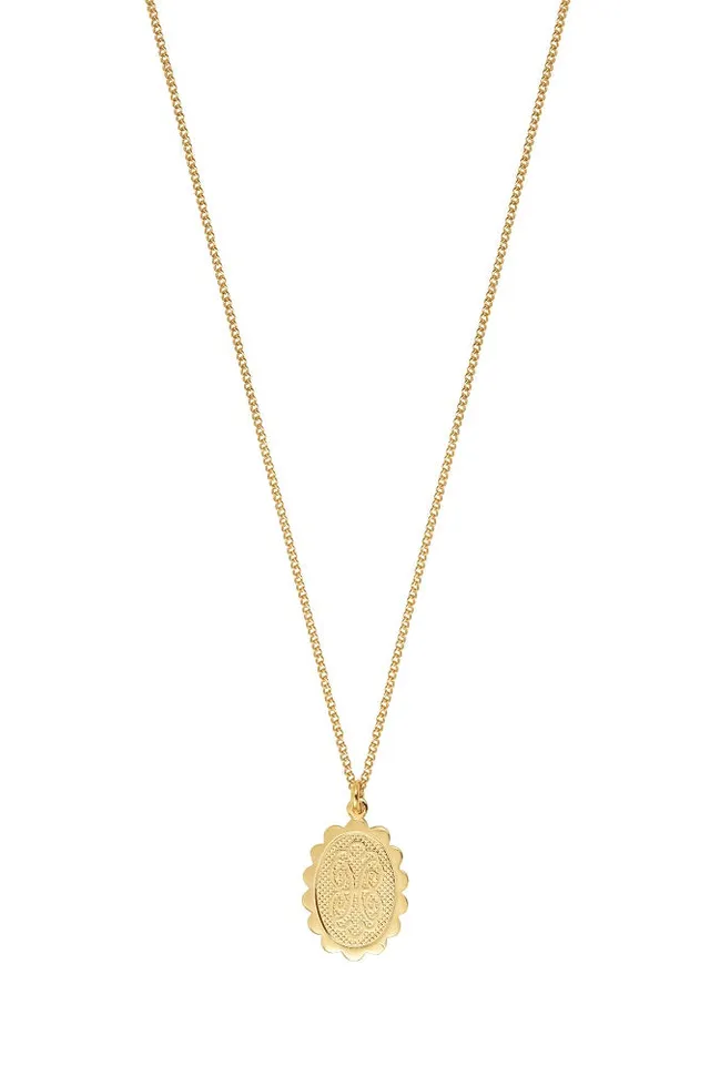 Leticia Ponti Valentina collier chaîne fine plaqué or 40 cm