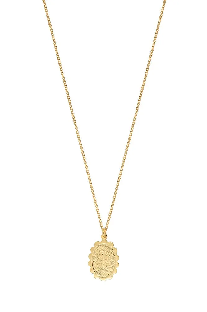 Leticia Ponti Valentina collier chaîne fine plaqué or 40 cm