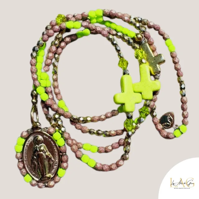 Les Ailes de Gloria Collier Chapelet Soléa sautoir femme