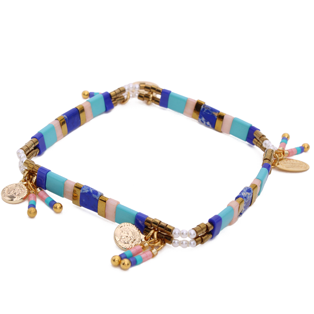HYPNOCHIC Tila Cult bracelet perles pastel multicolore