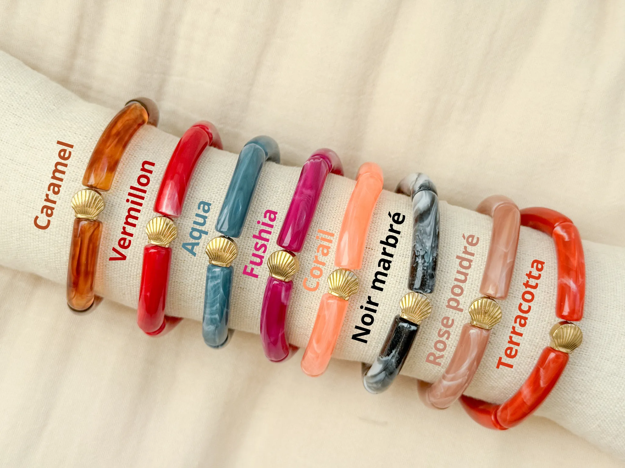 Pachanana Colorblock bracelet acier inoxydable femme