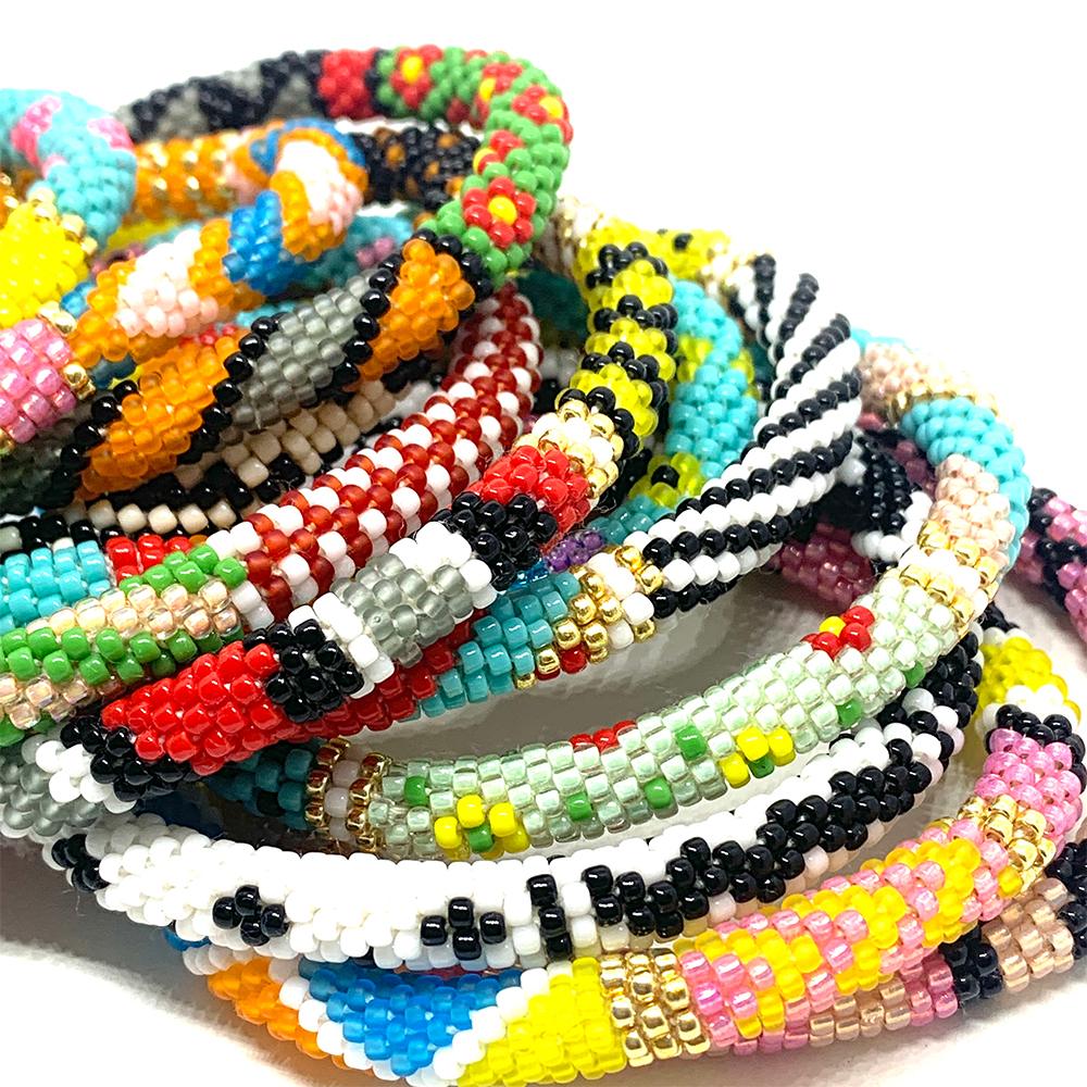 Hypnochic Donuts Wax bracelet perles Miyuki tissé main