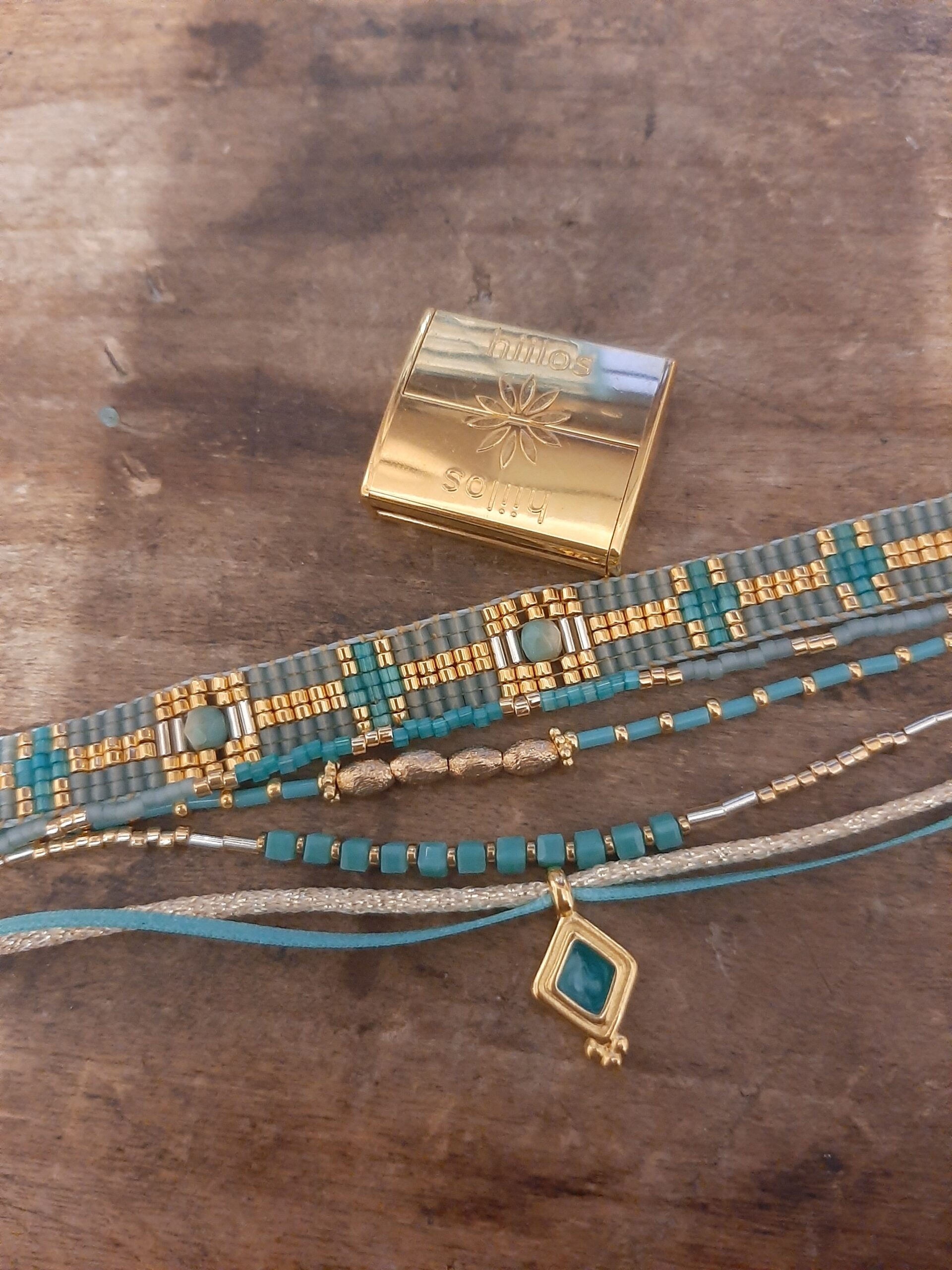 Les Ailes de Gloria Diane bracelet manchette large femme