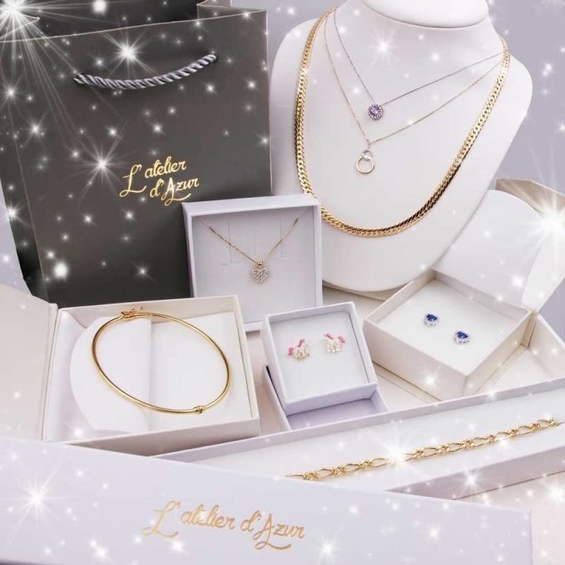 L'Atelier d'Azur papillons boucles or jaune enfant