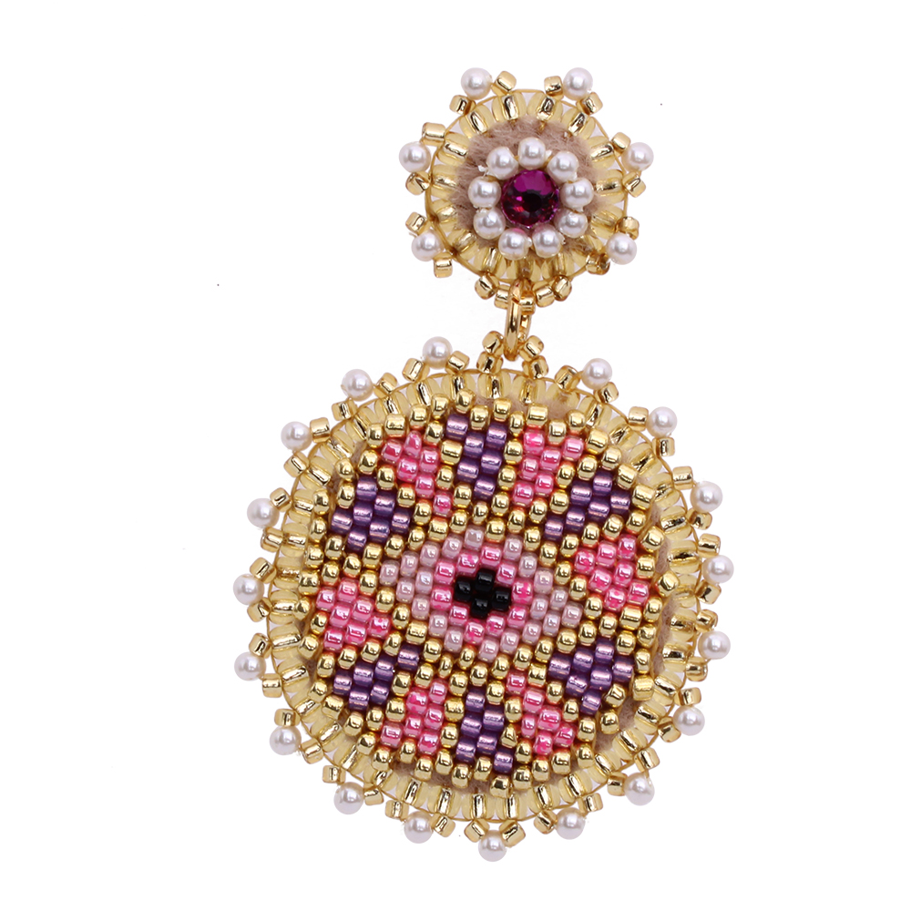 Hypnochic Eyes Miyuki boucles oreilles perles