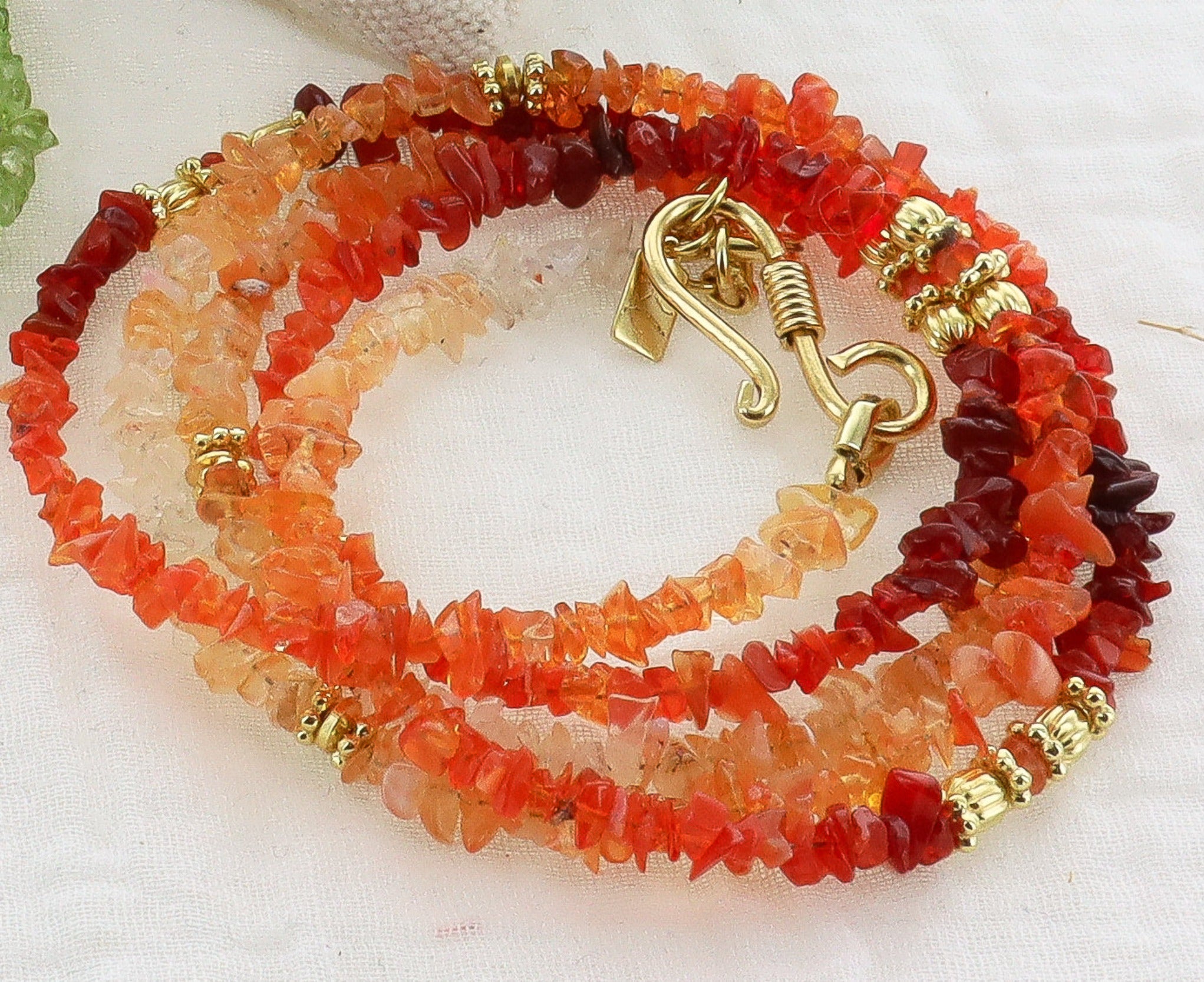 Leticia Ponti Lara 4 tours bracelet fire opale