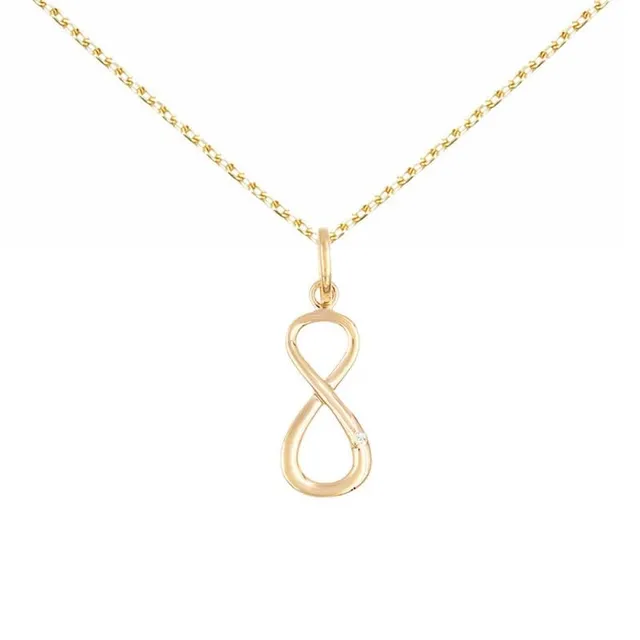 L'Atelier d'Azur Collier Infini Or Jaune Diamant 42-45 cm
