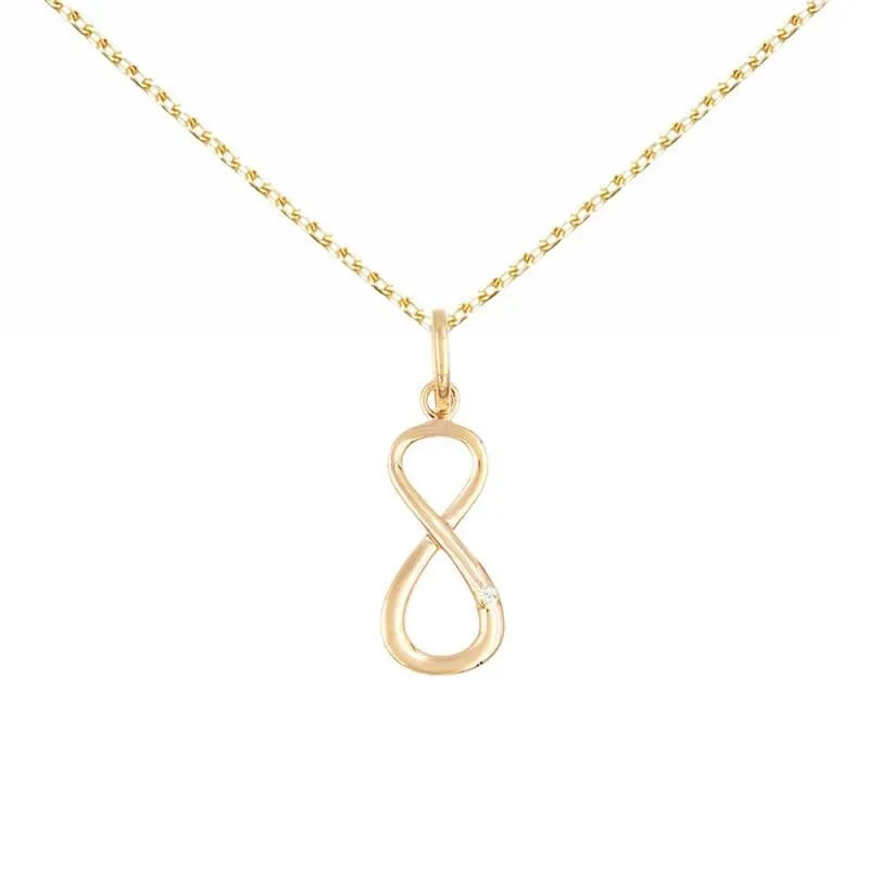 L'Atelier d'Azur Collier Infini Or Jaune Diamant 42-45 cm