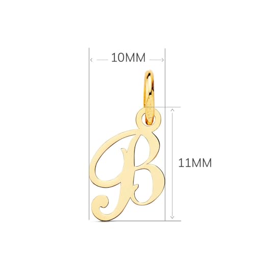 L'Atelier d'Azur Collier Lettre B Or 18 Carats Initiale