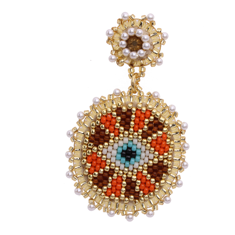 Hypnochic Eyes Miyuki boucles oreilles perles