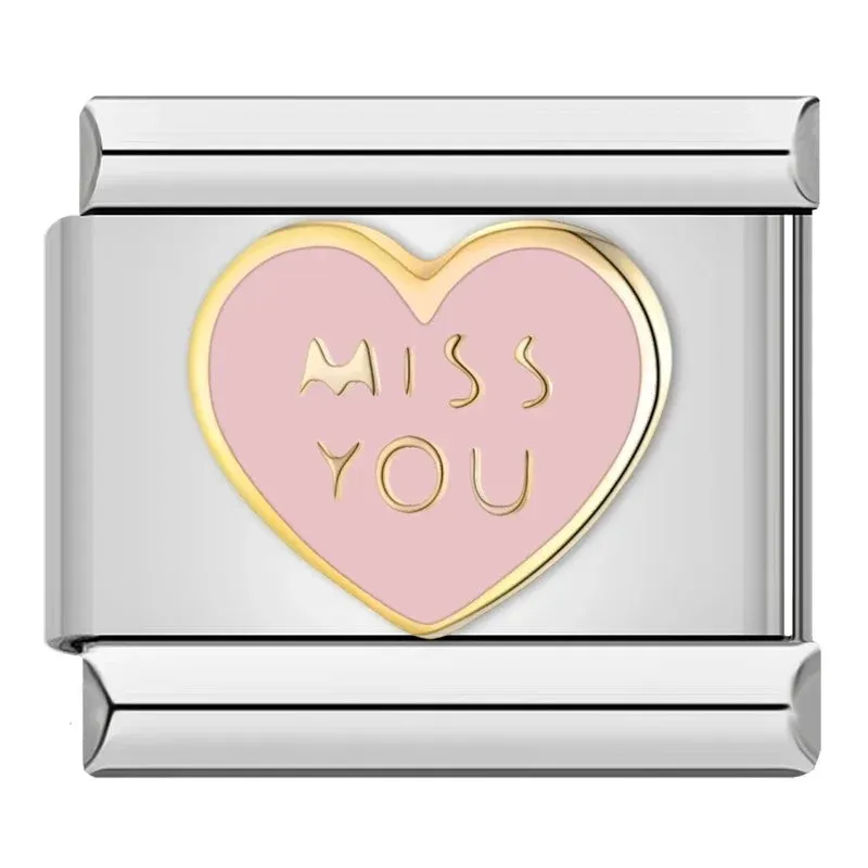 Les Ailes de Gloria Nos Wings Miss You breloque charm