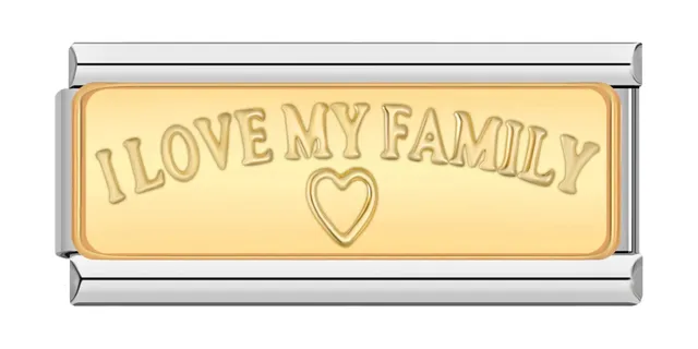 Les Ailes de Gloria I Love My Family Charm Wings