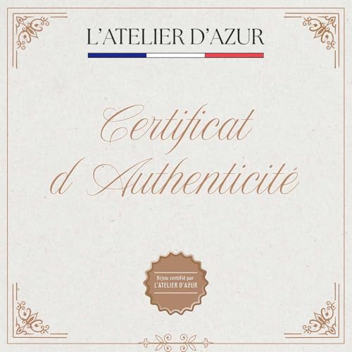 L'Atelier d'Azur Maille Palmier collier or jaune femme