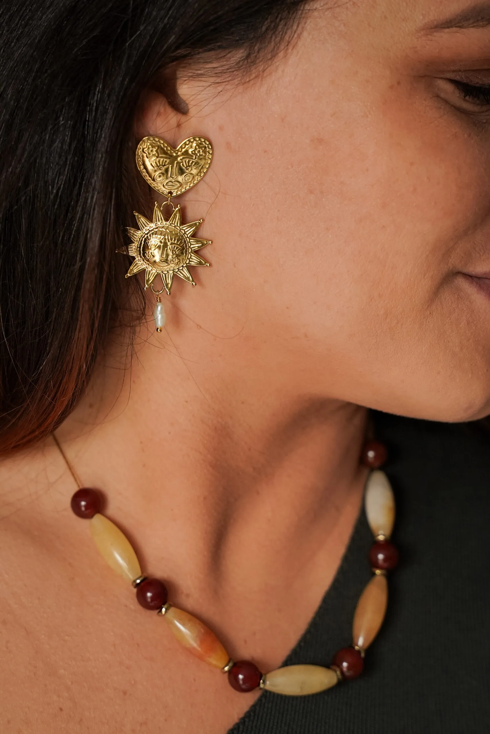 Pachanana Inti Boucles d'oreilles femme pour offrir