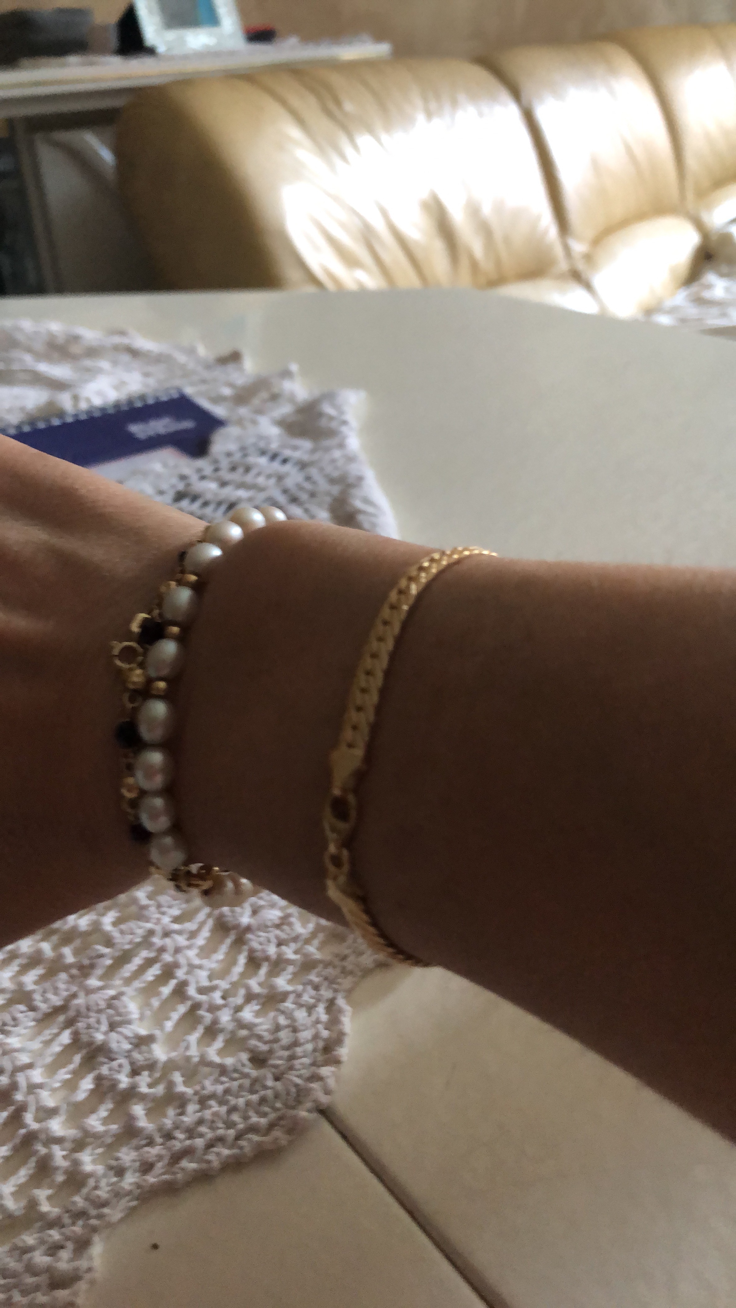 L'Atelier d'Azur Bracelet Maille Anglaise Or Jaune Femme
