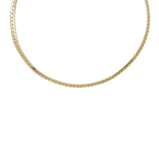 L'Atelier d'Azur Collier Femme or jaune maille anglaise