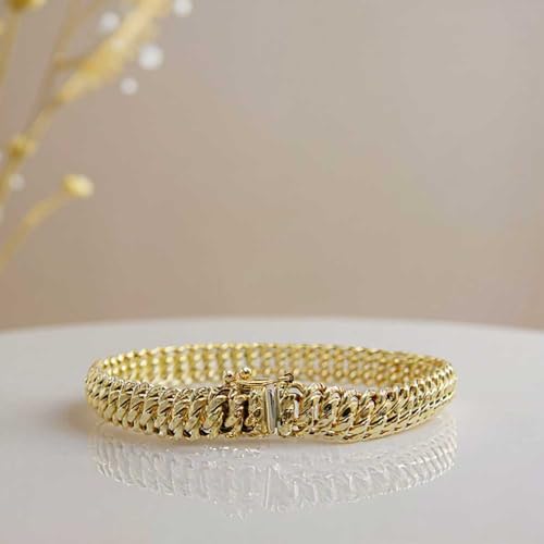 L'Atelier d'Azur Bracelet Or 750 Maille Américaine femme 19cm