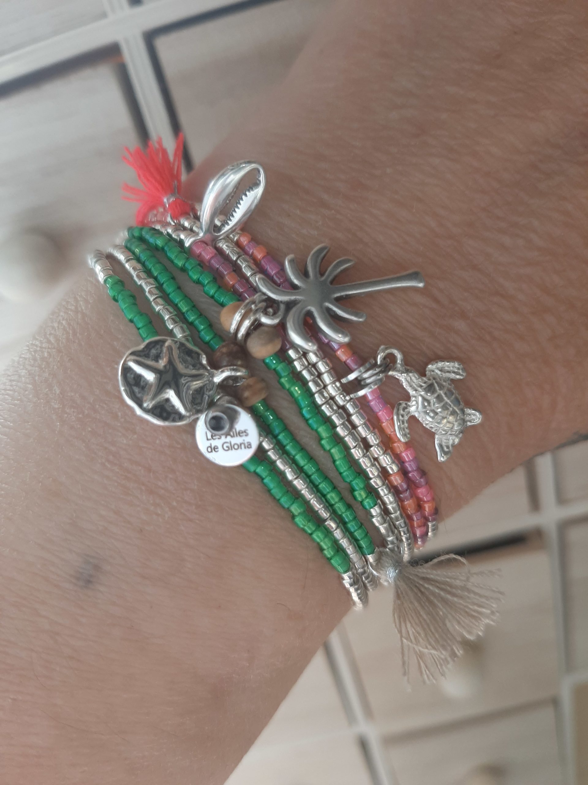 Les Ailes de Gloria Bracelet Multirangs Kentia fantaisie femme