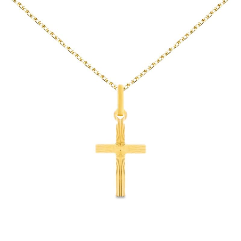 L'Atelier d'Azur Collier Croix Or Jaune 18 Carats 750