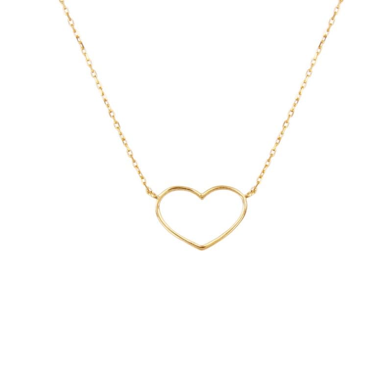 L'Atelier d'Azur Collier Cœur Or Jaune Femme 40-42 cm