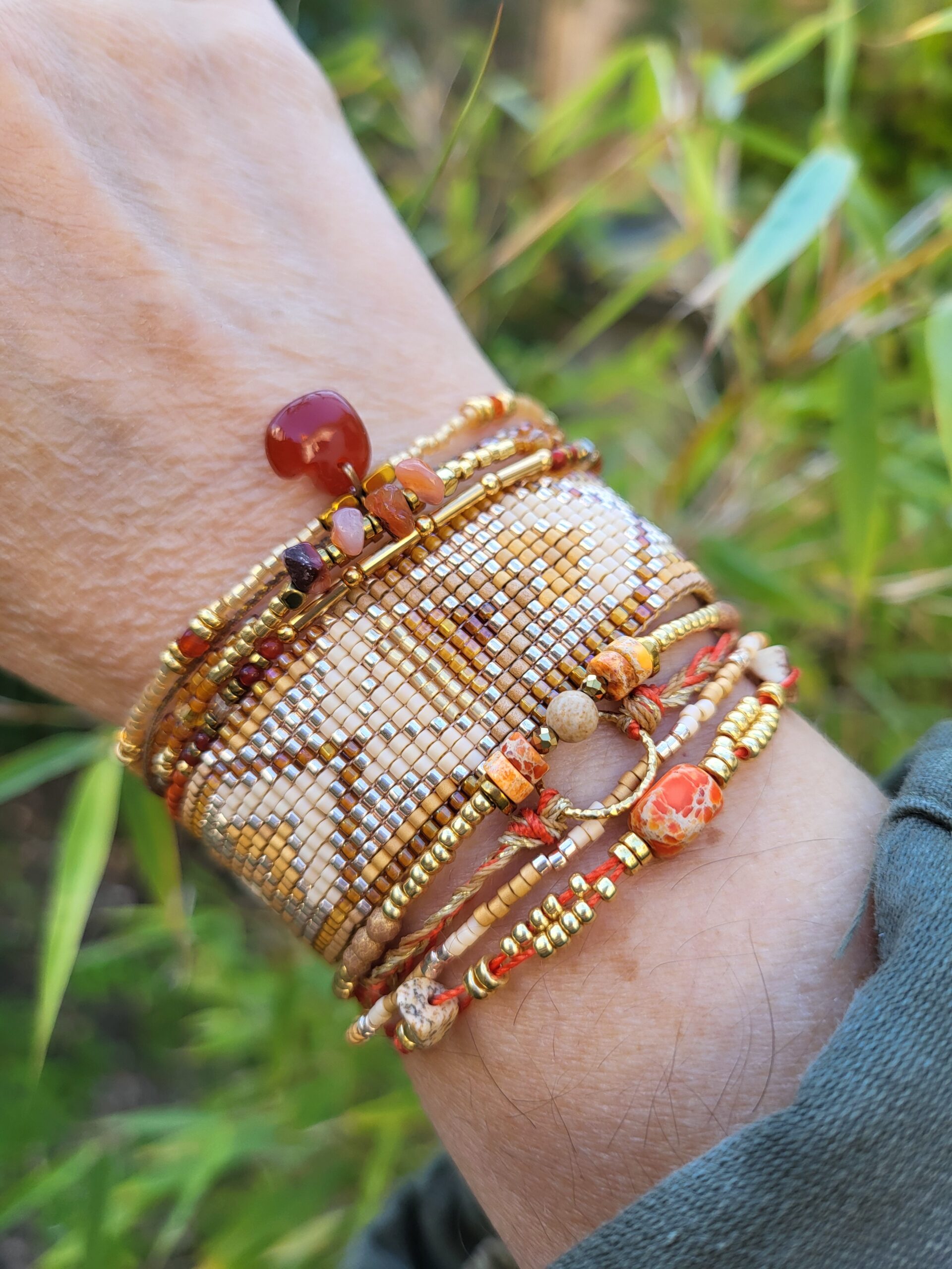 Les Ailes de Gloria Manchettes Auriane bracelet manchette femme