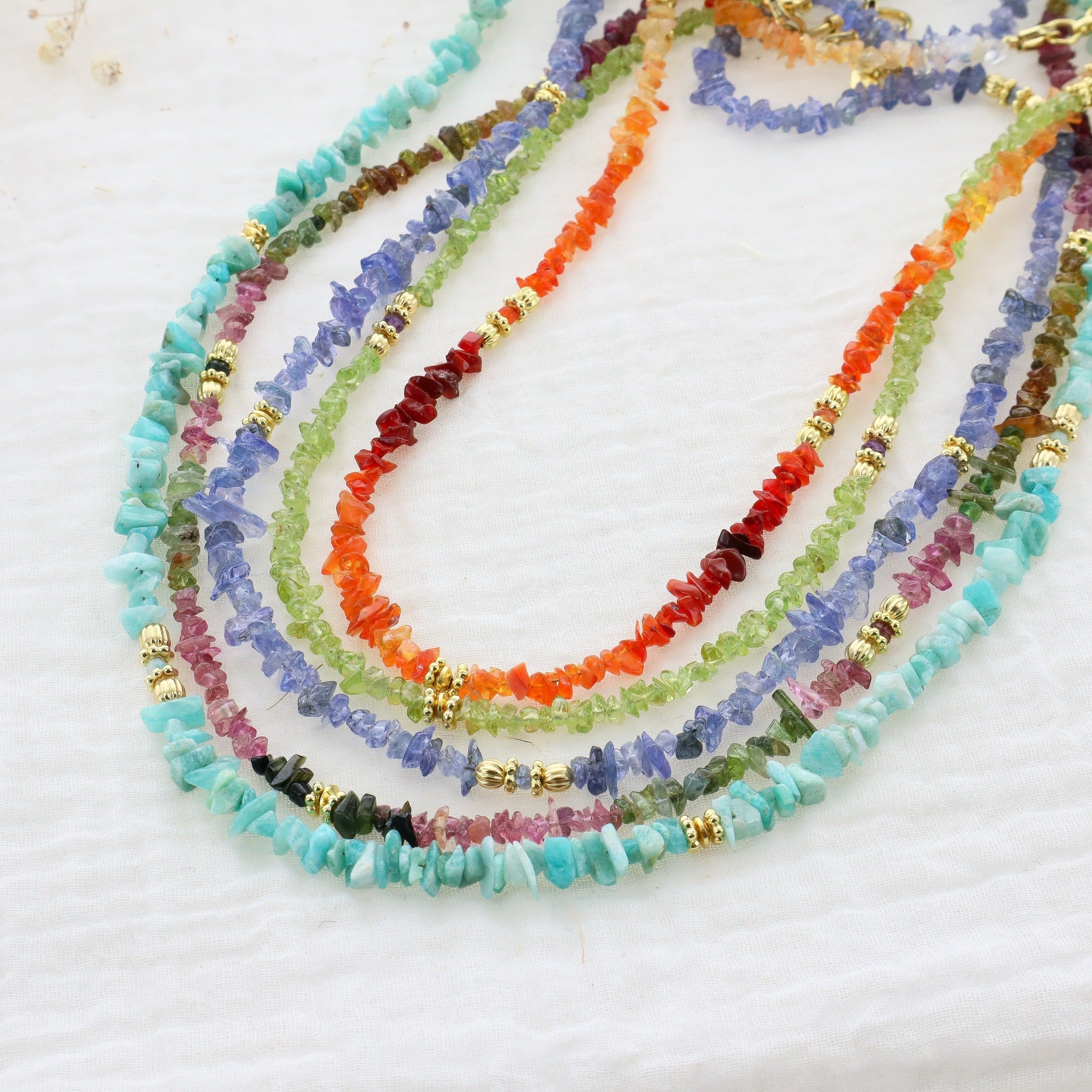 Leticia Ponti Lara 4 tours bracelet fire opale
