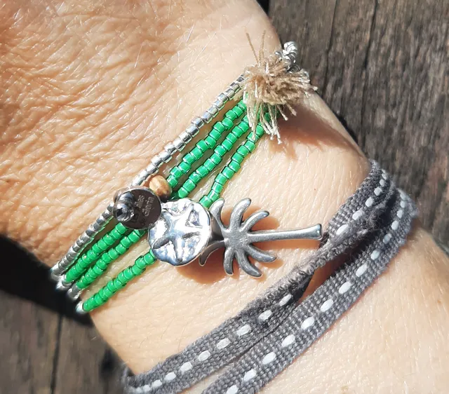 Les Ailes de Gloria Bracelet Multirangs Kentia fantaisie femme
