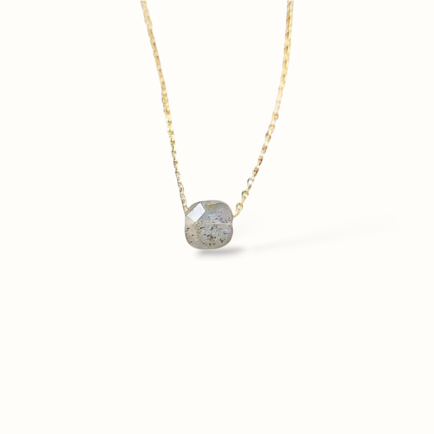 Ô PLUM Shenaa Labradorite collier 39/42 cm plaqué or