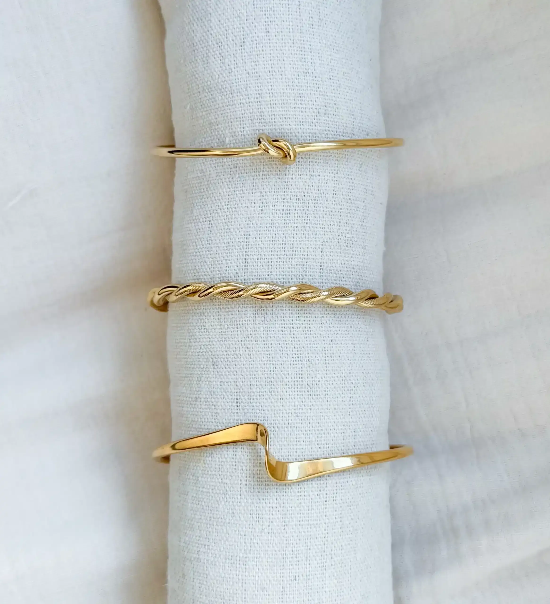 Pachanana Joncs bracelet jonc acier inoxydable femme