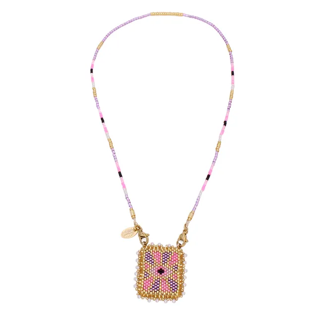 Hypnochic Eyes Miuyki collier perles yeux bleus