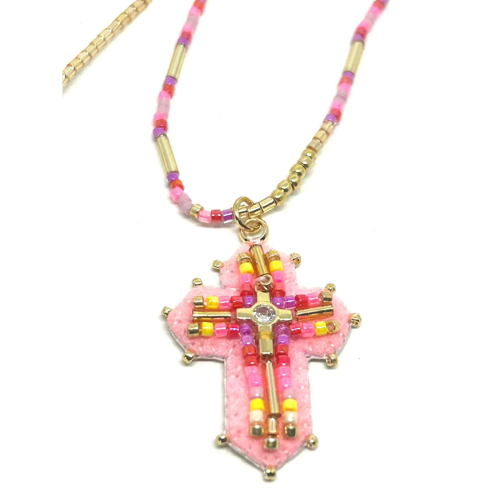Hypnochic Colliers Collier Croix Baby Marta Miyuki 40 cm