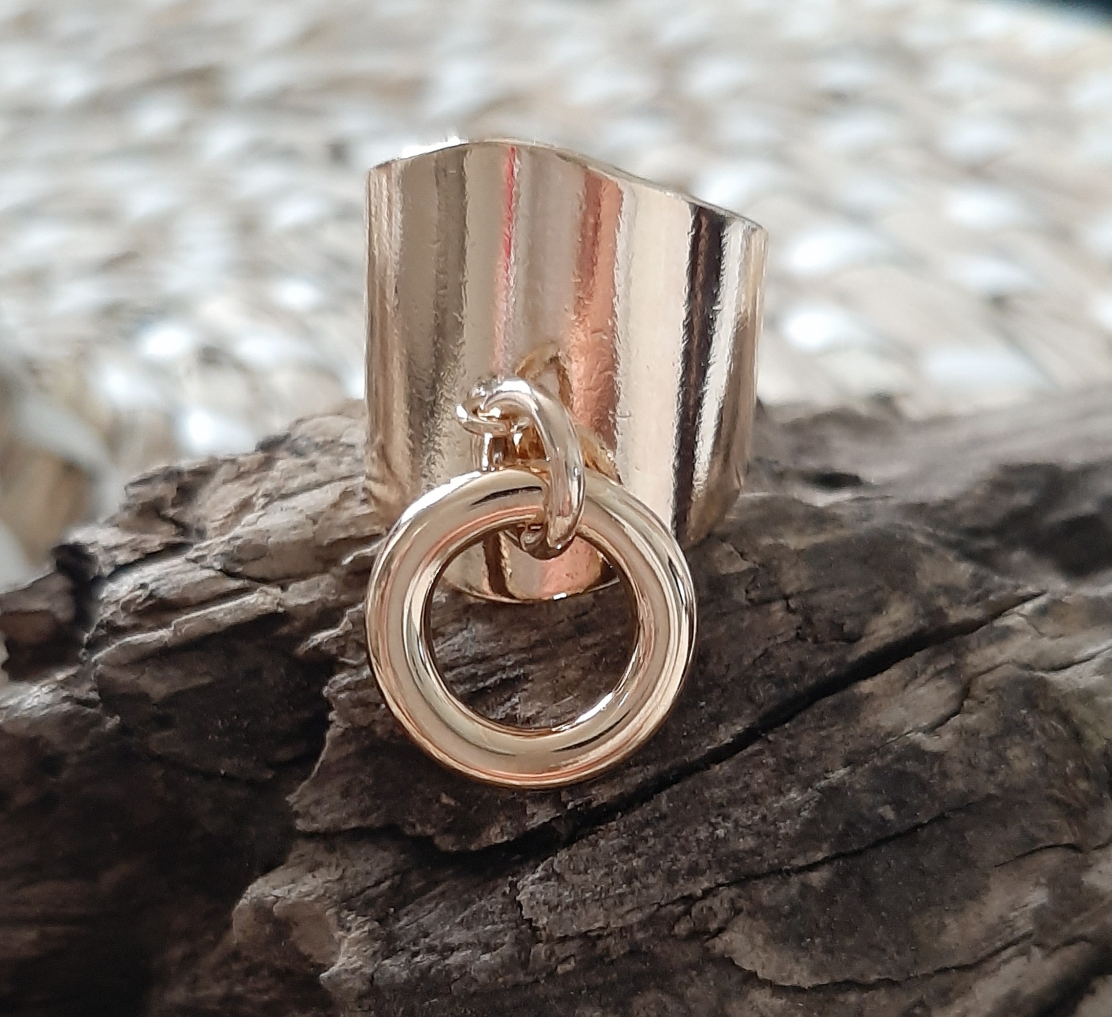 LES AILES DE GLORIA Donut Secret de Cuir bague gravure femme