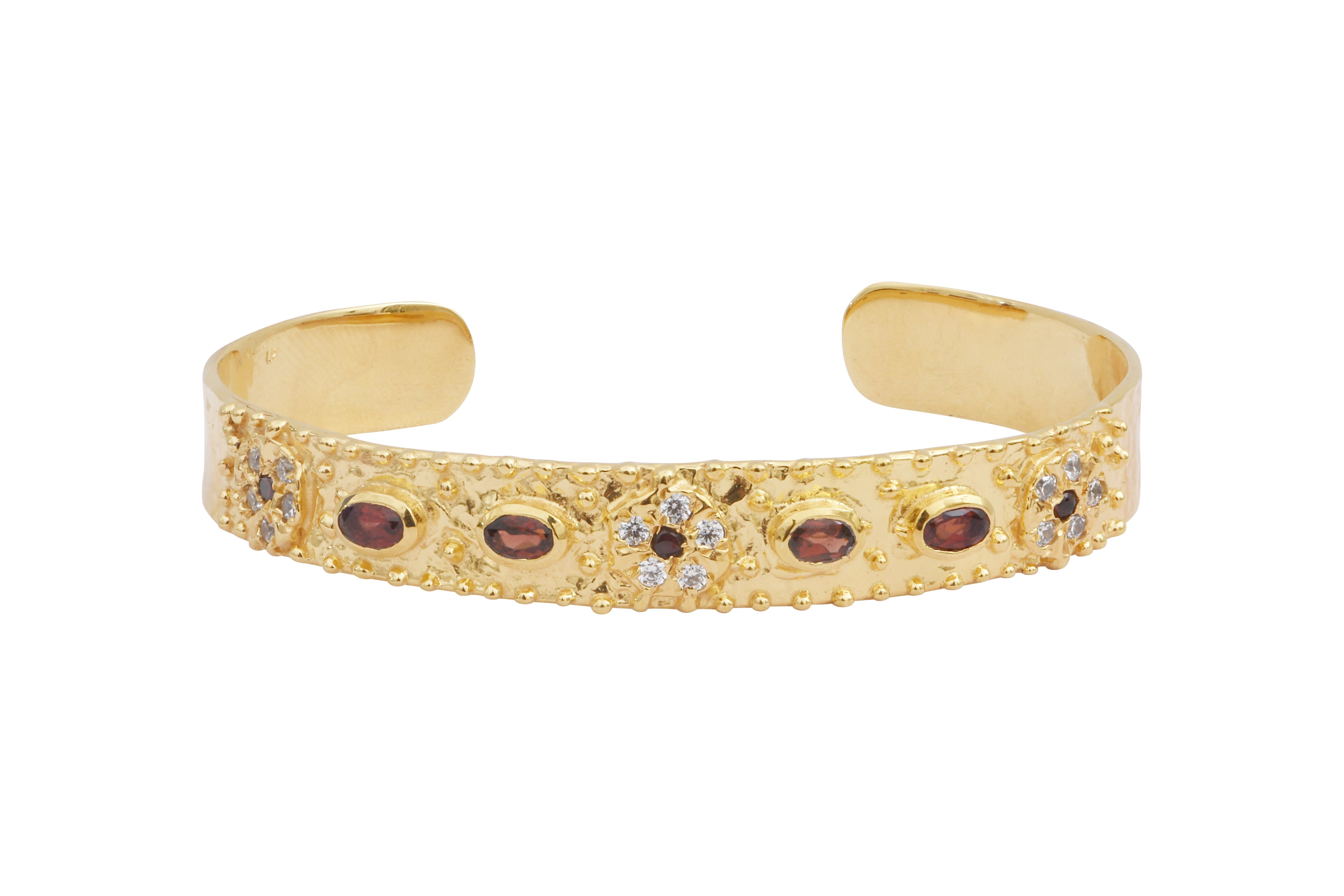 Leticia Ponti Gina bracelet améthyste plaqué or