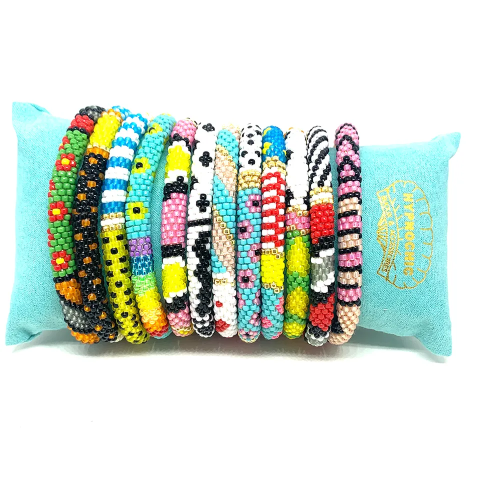 Hypnochic Donuts Wax bracelet perles Miyuki tissé main