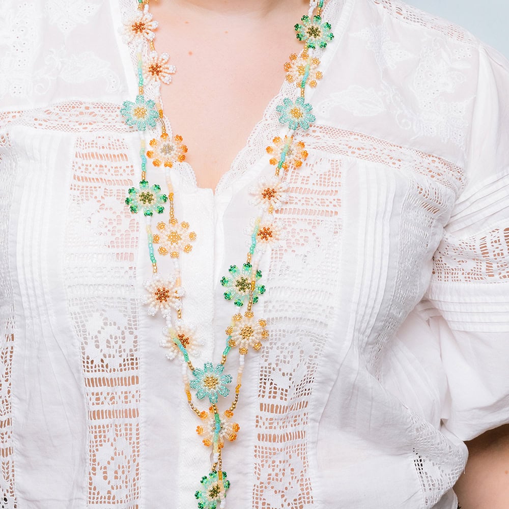 HYPNOCHIC Aloha sautoir chapelet long fantaisie bohème